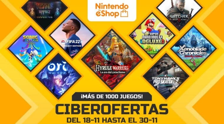 Imagen de Nintendo anuncia sus Ciberofertas con más de 1000 juegos rebajados para Nintendo Switch