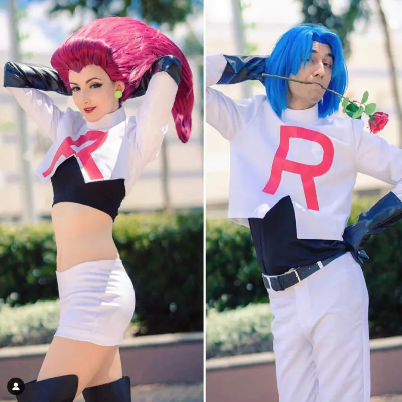 Pokemon cosplay Team Rocket Jessie y James