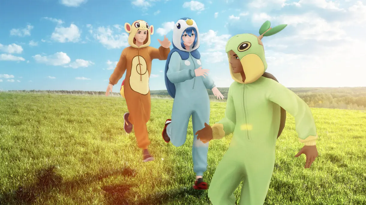 Pokemon GO disfraces Turtwig Chimchar Piplup