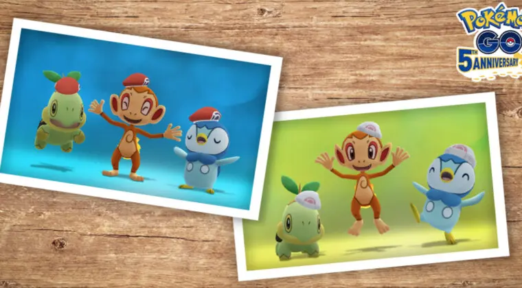 Imagen de Pokémon GO: Cómo encontrar a Turtwig, Chimchar y Piplup con gorro de Sinnoh