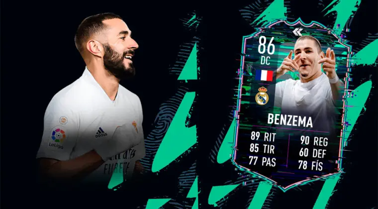Imagen de FIFA 22: ¿Merece la pena Karim Benzema Flashback? + Solución del SBC