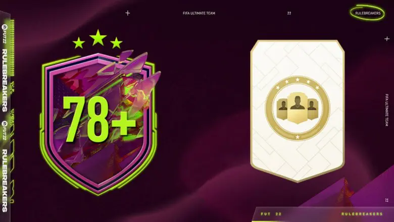 FIFA 22 Ultimate Team SBC Elección de Jugador 78+