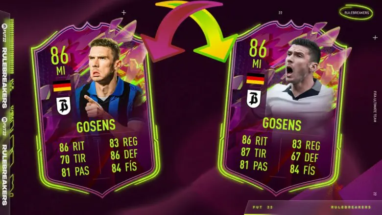 FIFA 22 Ultimate Team SBC Gosens Rulebreakers