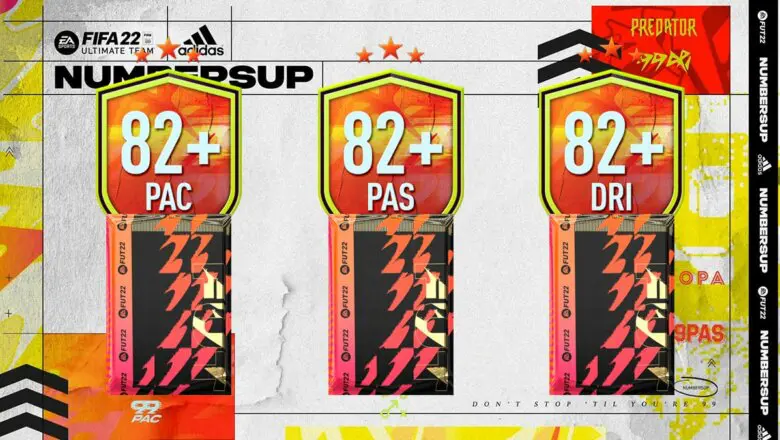 FIFA 22 Ultimate Team SBC Mejoras Numbers Up