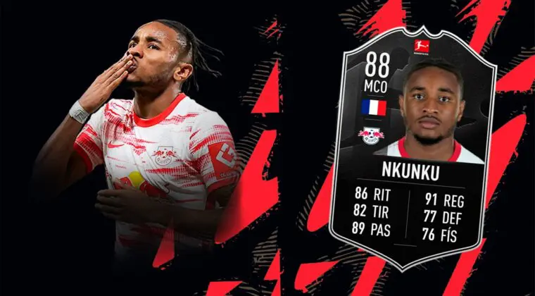 Imagen de FIFA 22: ¿Merece la pena Christopher Nkunku POTM de la Bundesliga? + Solución del SBC