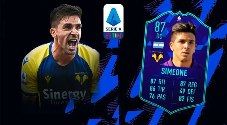 Imagen de FIFA 22: ¿Merece la pena Giovanni Simeone POTM? + Solución del SBC