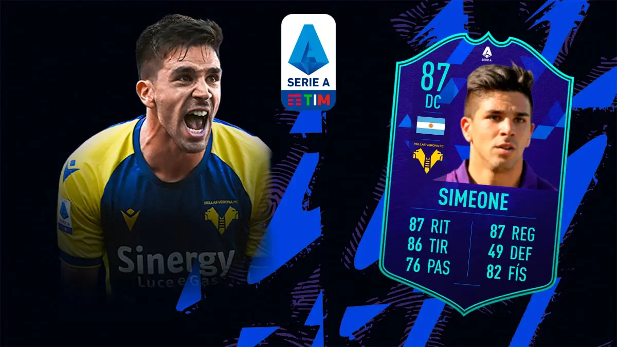 FIFA 22 Ultimate Team SBC Simeone POTM Serie A octubre