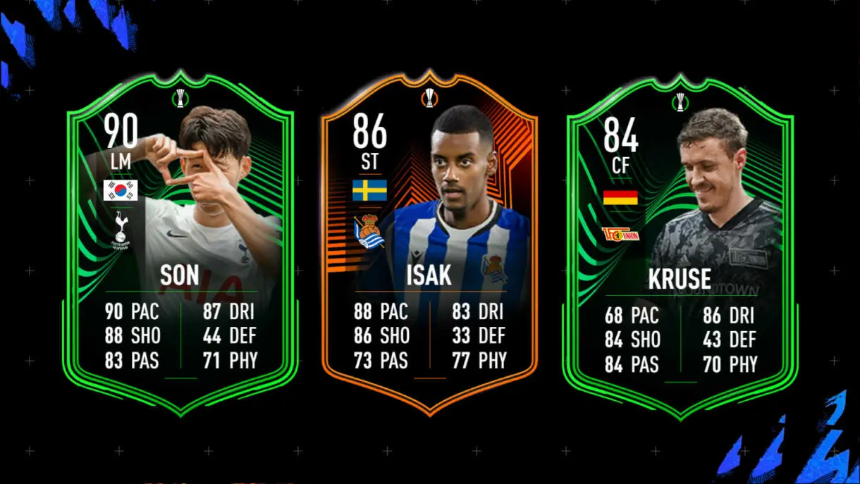 FIFA 22: Mejoras aseguradas y algunas decepciones (Seguimiento RTTK Europa League y Conference League) Jugadores que solo pueden conseguir un upgrade