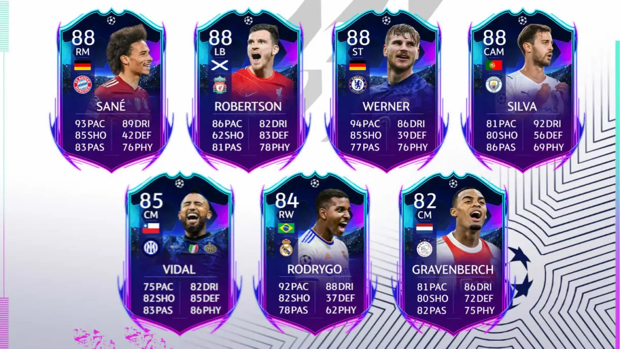 FIFA 22: Muchas dobles mejoras confirmadas y opciones de cada RTTK (Seguimiento de los Road to the Knockouts de la Champions League) Ultimate Team doble upgrade