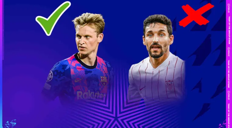 Imagen de FIFA 22: seguimiento de los RTTK de la Champions League. Muchos jugadores están cerca del primer upgrade y otros se complican la mejora