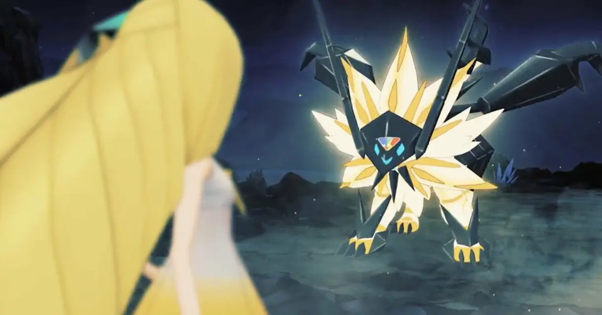 Samina y Necrozma Pokemon Masters EX