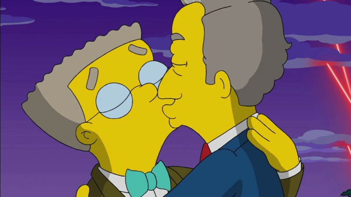 Los Simpson novio de Smithers