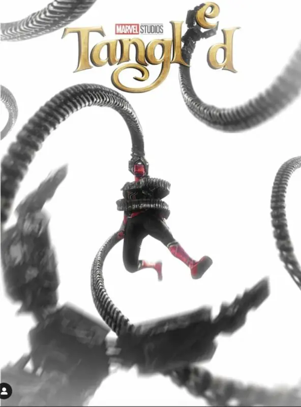 spider man tangled poster