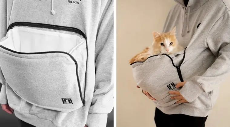Imagen de Si tienes gato y eres gamer, esta sudadera está diseñada totalmente por ti