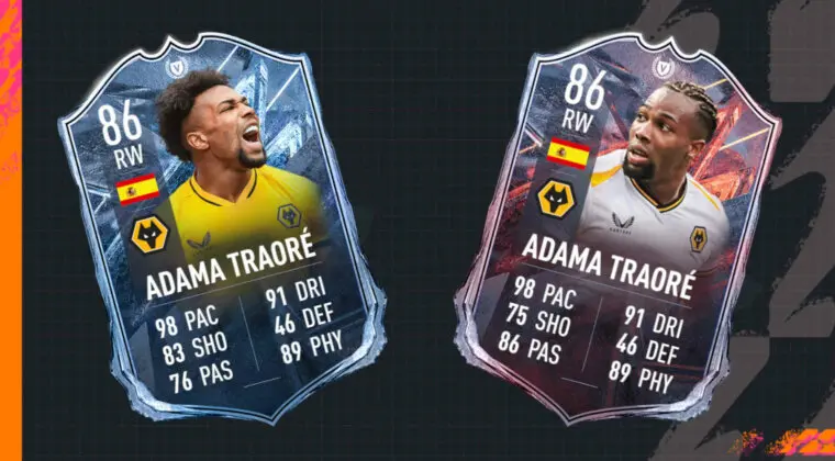 Imagen de FIFA 22: ¿Vuelve un clásico? ¿Qué versión es mejor? Review Adama Traoré FUT Versus