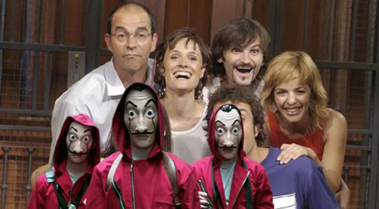 Imagen de Así sería el crossover entre La Casa de Papel y Aquí no hay quien viva