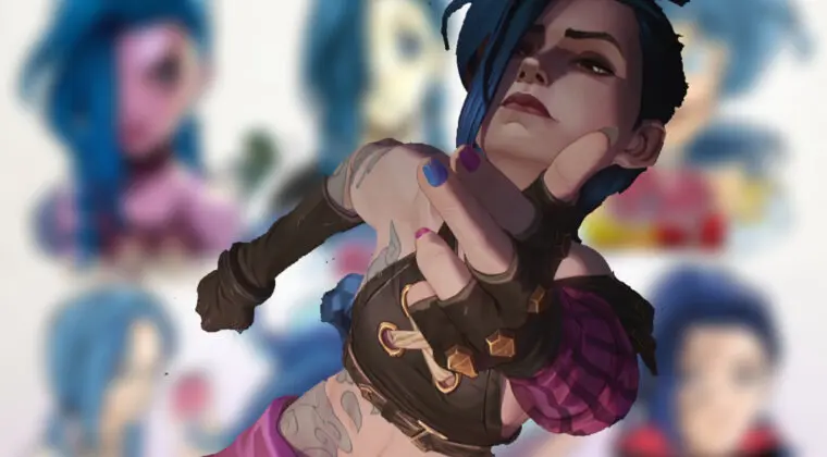 Imagen de Un asombroso fan art muestra cómo sería Jinx (Arcane) si saliese en Bleach, One Piece y más mangas