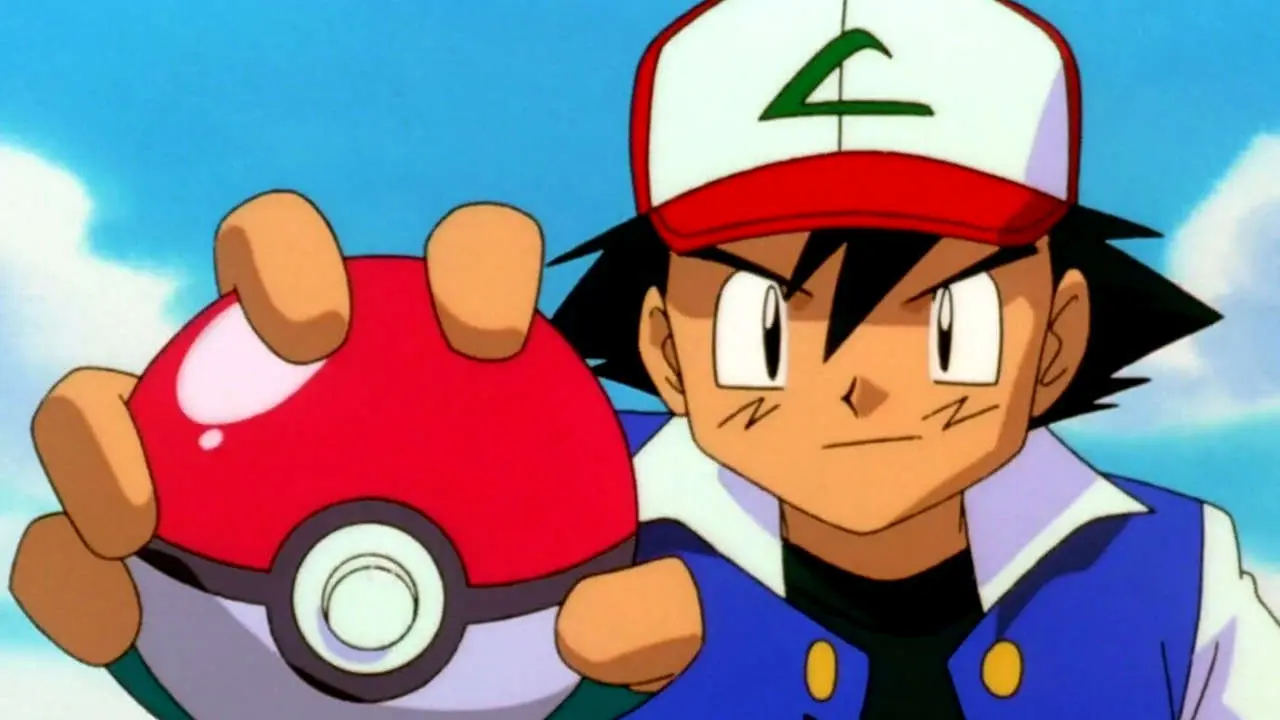 Ash Poke Ball anime de Pokemon