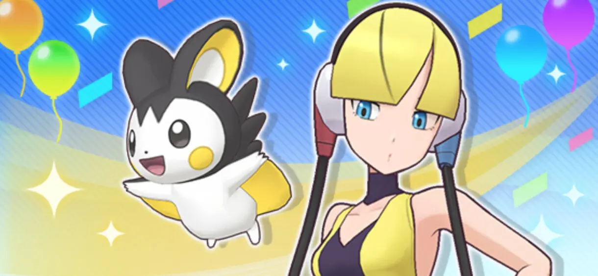 Camila y Emolga Pokemon Masters EX