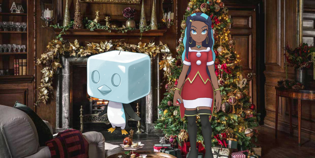Cathy y Eiscue Pokemon Masters EX