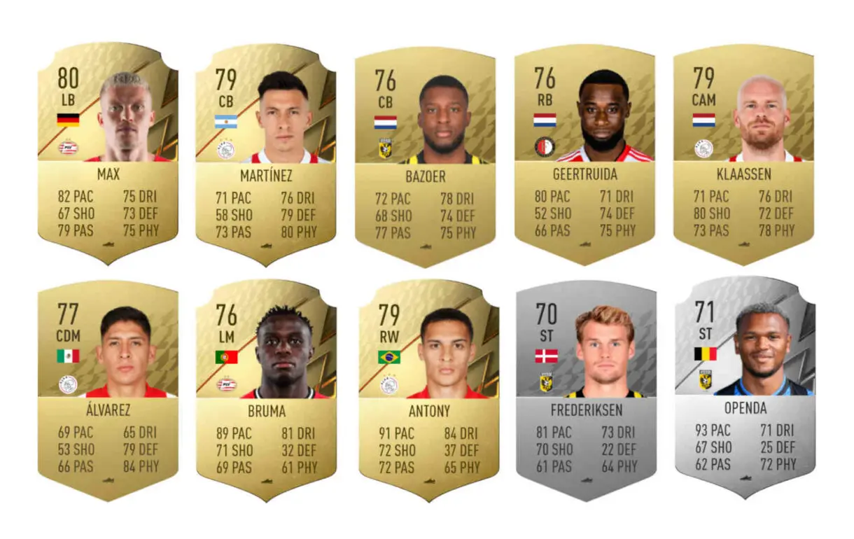 FIFA 22: prepárate, con estas plantillas baratas, para los posibles objetivos Icon Swaps Eredivisie alternativas