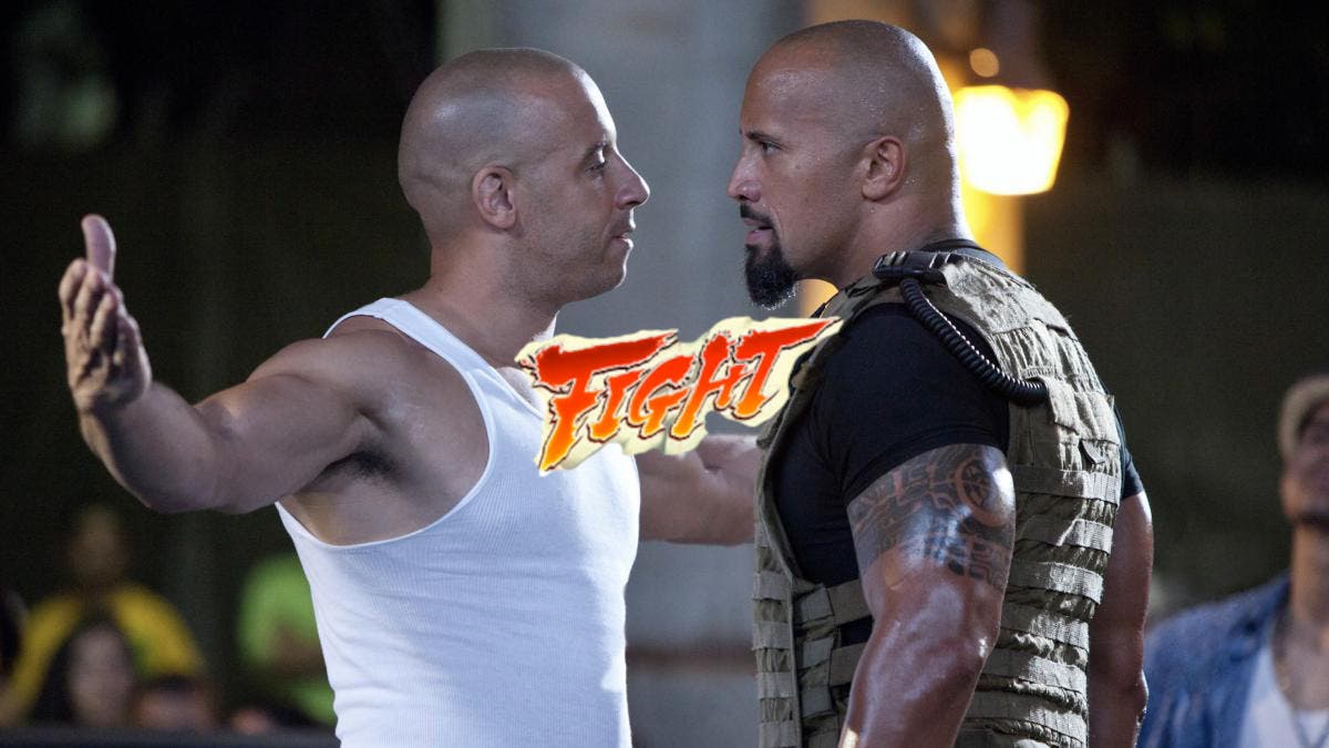 Dwayne Johnson Fast and Furious Vin Diesel