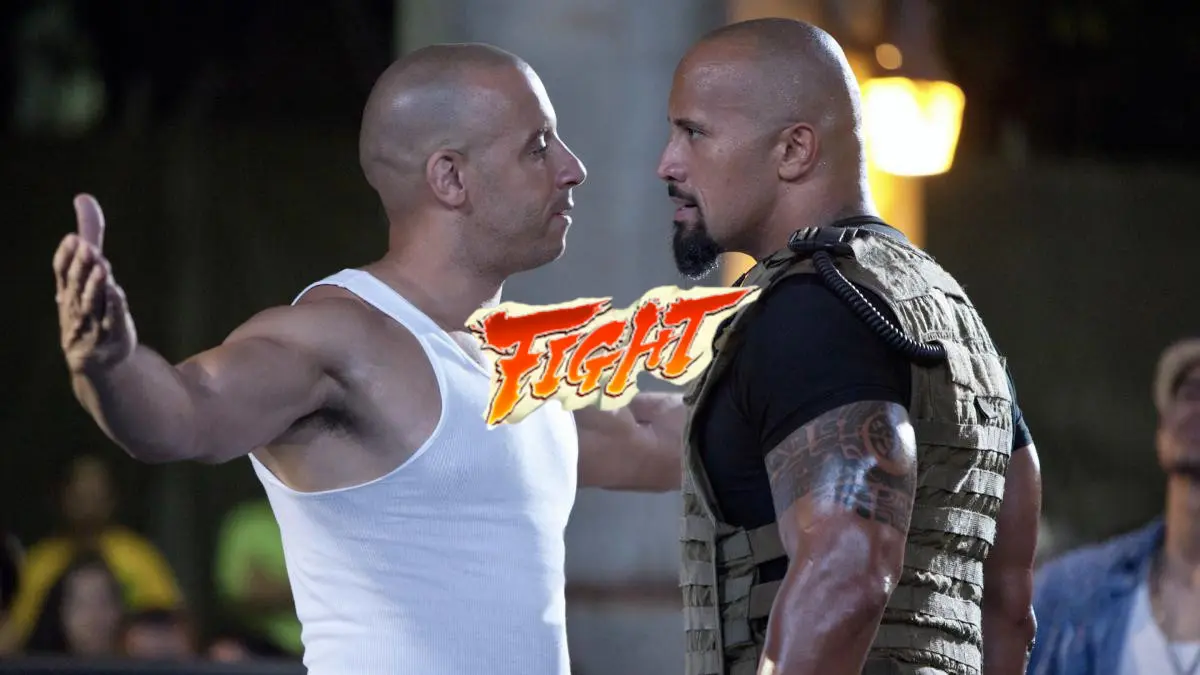 Dwayne Johnson Fast and Furious Vin Diesel