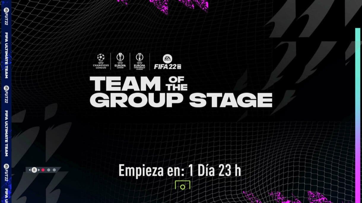 FIFA 22: anunciado el próximo evento de Ultimate Team TOTGS (Team of the Group Stage)