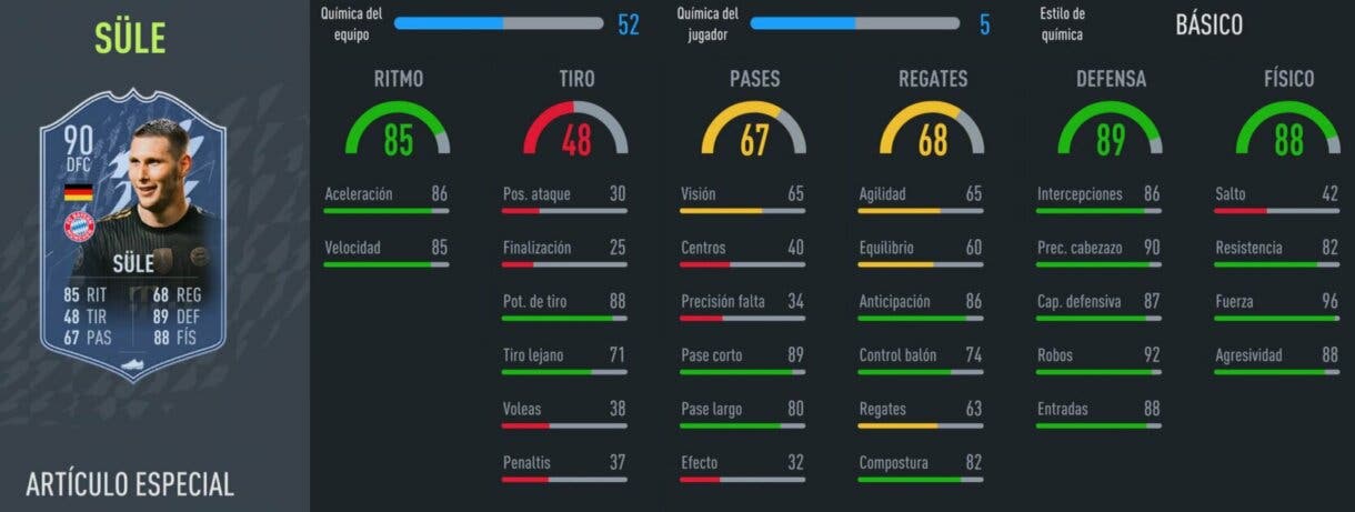 FIFA 22: así quedan los atributos de los OTW que acaban de recibir su mejora adicional (Ones to Watch) + Süle Showdown Ultimate Team stats in game 