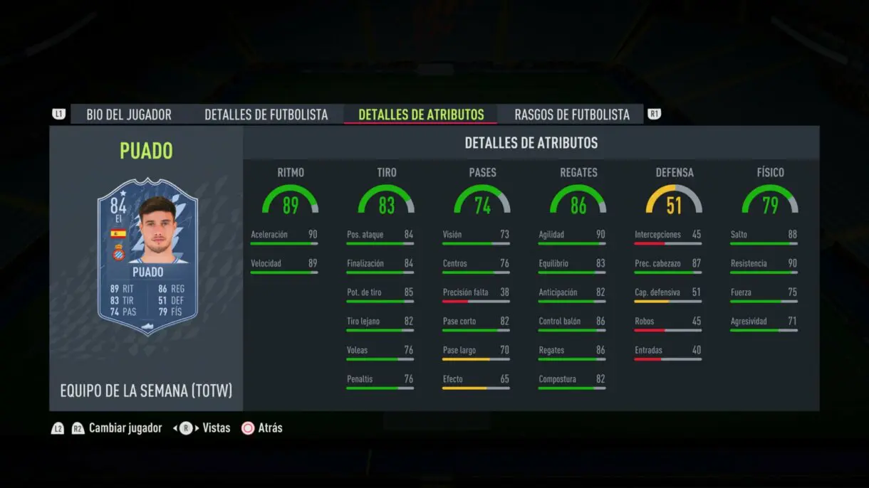 FIFA 22: El TOTW 13 llega con algunas cartas interesantes y una útil subida de OTW (Equipo de la Semana) Ultimate Team Puado