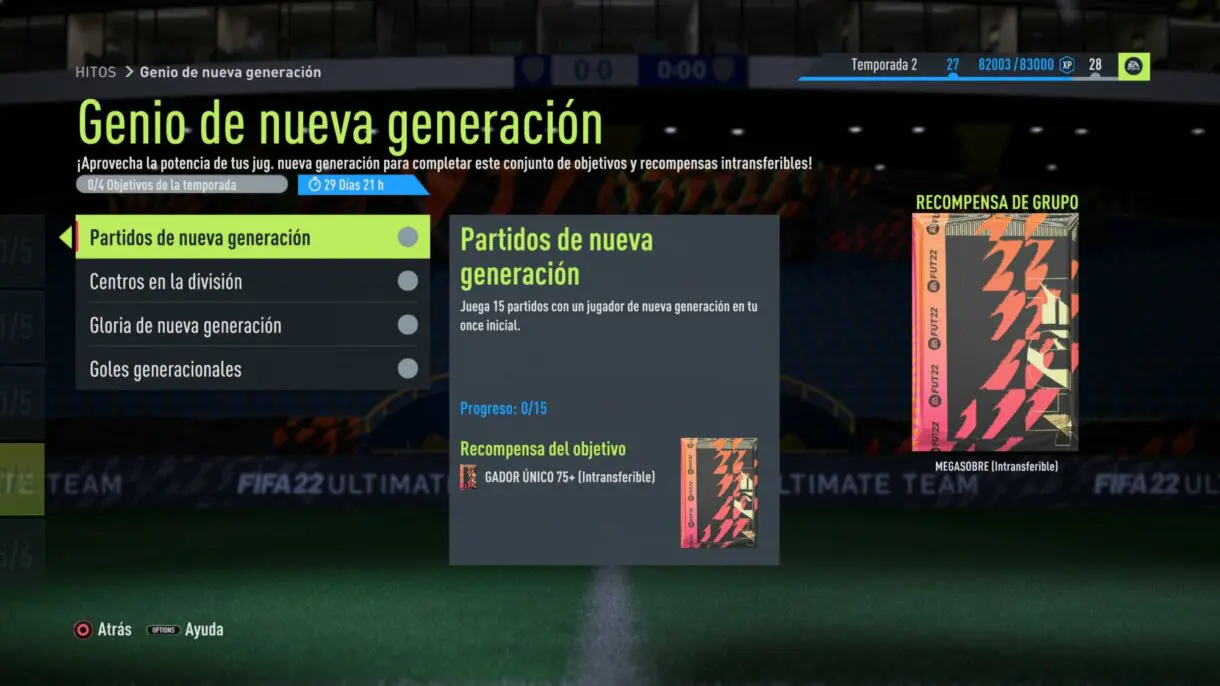 FIFA 22: así puedes usar tu carta Next Generation para recibir un Megasobre free to play Ultimate Team