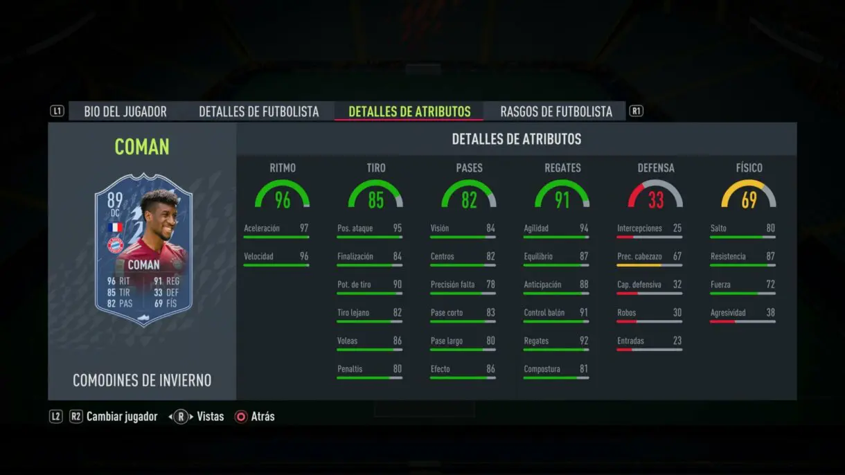 FIFA 22: Este es el primer equipo Winter Wildcards e incluye cartas muy interesantes. Aquí puedes ver sus stats Ultimate Team Coman