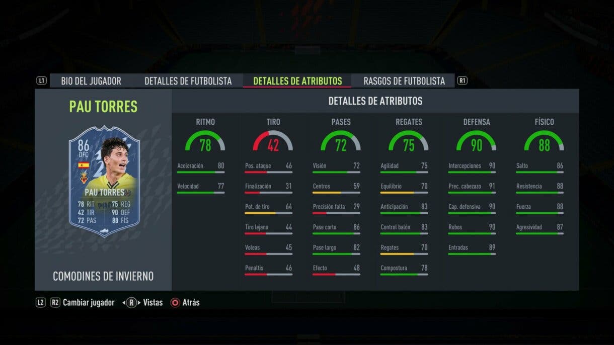 FIFA 22: Este es el primer equipo Winter Wildcards e incluye cartas muy interesantes. Aquí puedes ver sus stats Ultimate Team Pau Torres