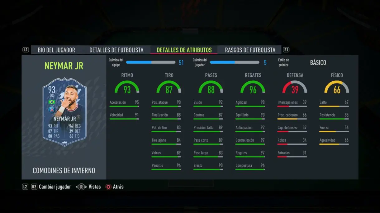 FIFA 22: Este es el primer equipo Winter Wildcards e incluye cartas muy interesantes. Aquí puedes ver sus stats Ultimate Team Neymar