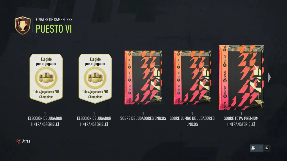 FIFA 22: nuevos cambios en FUT Champions (actualizan recompensas y puntos necesarios para cada rango) Ultimate Team caso rango VI