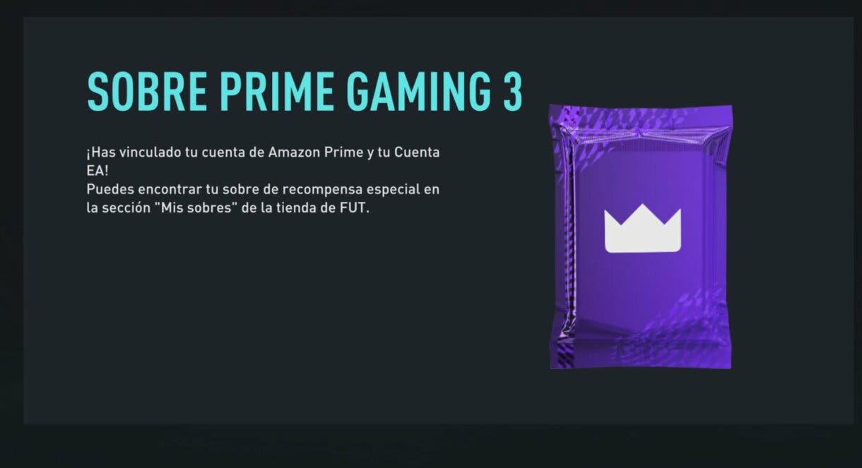FIFA 22: este es el contenido del tercer regalo de Prime Gaming para Ultimate Team (diciembre)