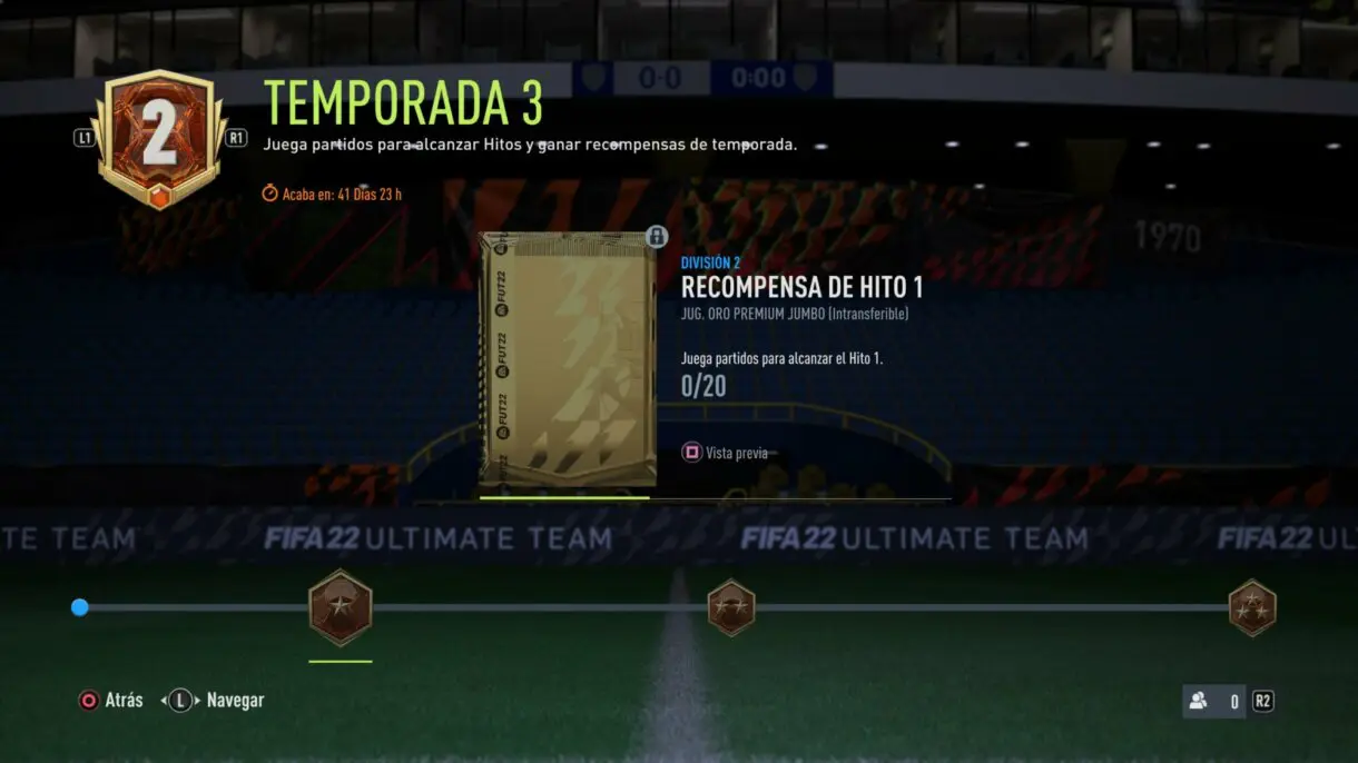 FIFA 22: lista completa de Hitos de Division Rivals en la tercera temporada de Ultimate Team