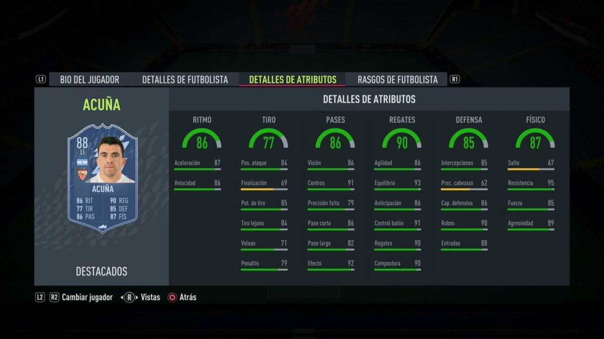 FIFA 22: ¡Oficial! Este es el primer equipo Headliners de Ultimate Team y aquí puedes ver sus stats Acuña
