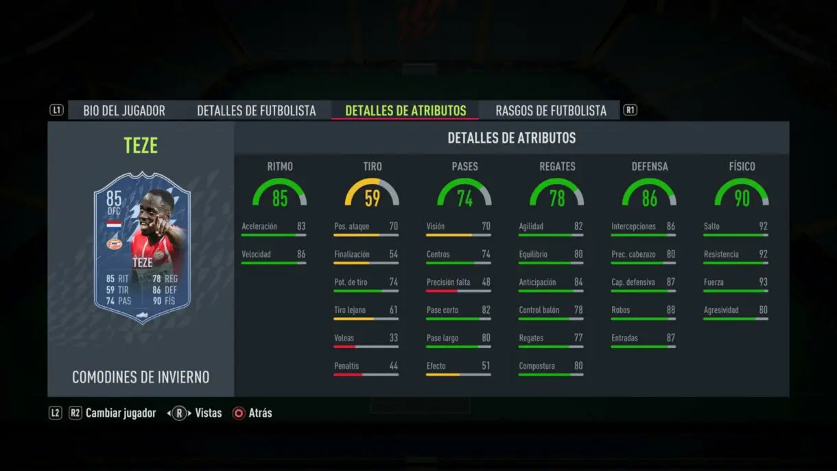 FIFA 22: estas son las nuevas cartas Winter Wildcards de Ultimate Team. Aquí puedes sus stats Teze