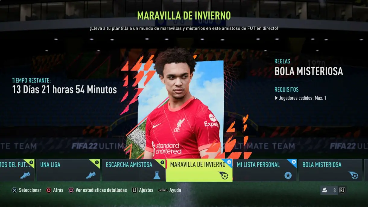 FIFA 22: con este nuevo torneo puedes conseguir un Megasobre gratuito y otra ficha comodín Winter Wildcards Ultimate Team Mega Encuentro 