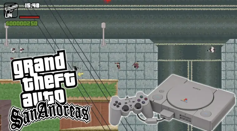 Imagen de Imaginan cómo sería GTA San Andreas para PS1 y este es el increíble resultado