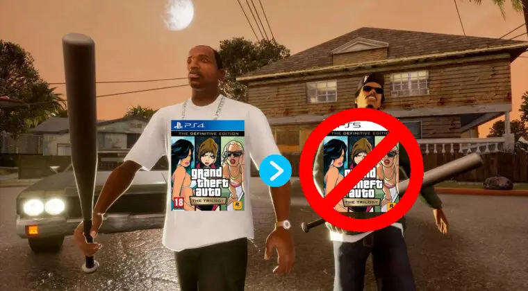 Imagen de GTA Trilogy en formato físico se puede actualizar a nueva generación en Xbox pero NO en PS5