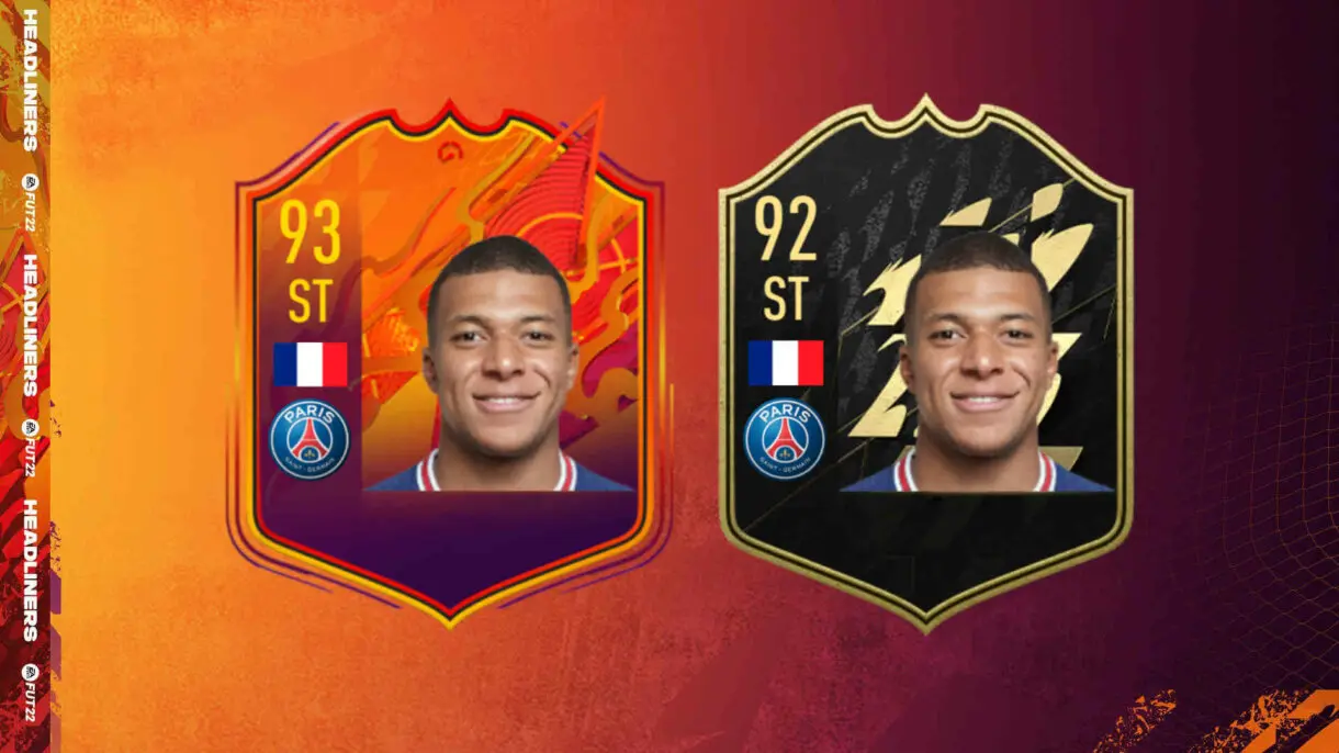 FIFA 22: te explicamos cómo funcionan las cartas Headliners Ultimate Team ejemplo Mbappé