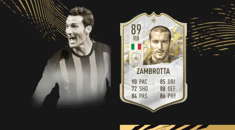 Imagen de FIFA 22 Icon Swaps: review de Zambrotta Prime. ¿La mejor elección? ¿Muy interesante para cualquier estilo de juego?