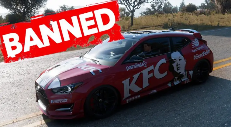 Imagen de Forza Horizon 5: Un jugador recibe una expulsión de 8000 años por un vinilo de Kim Jong-un