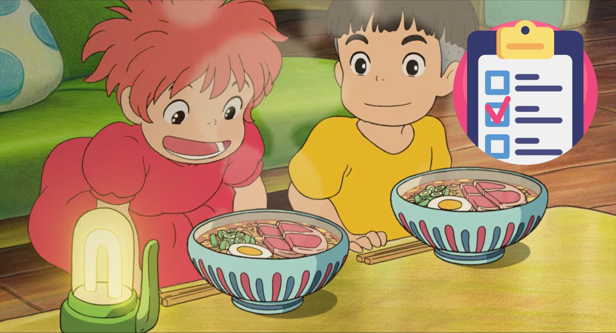 Juego Studio Ghibli comida
