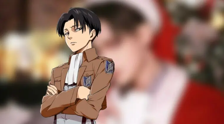 Imagen de Shingeki no Kyojin: Levi te desea unas felices fiestas en este cosplay