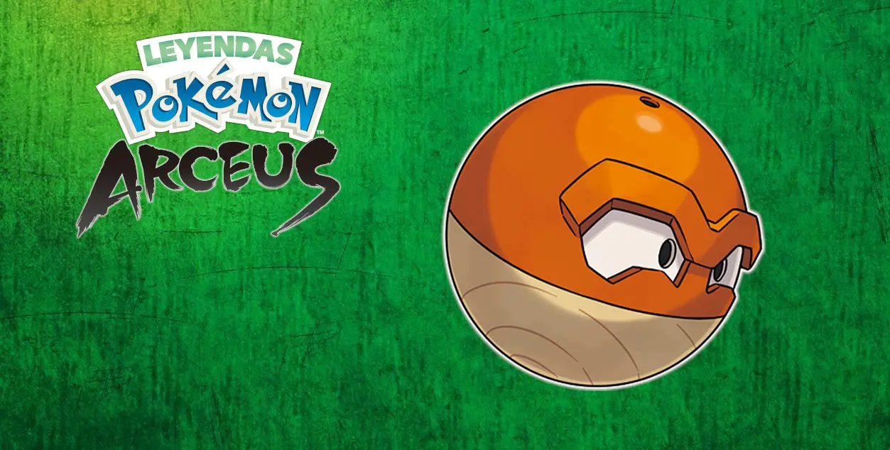 Leyendas Pokemon Arceus Voltorb de Hisui portada