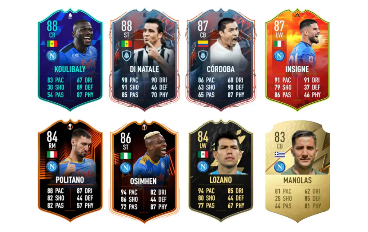 FIFA 22: ¿Merece la pena Dries Mertens FUT Versus? ¿Qué versión elijo? + Solución del SBC Ultimate Team links verdes