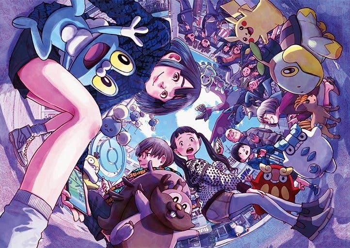 Pokemon GO arte 5 aniversario ilustracion Inio Asano